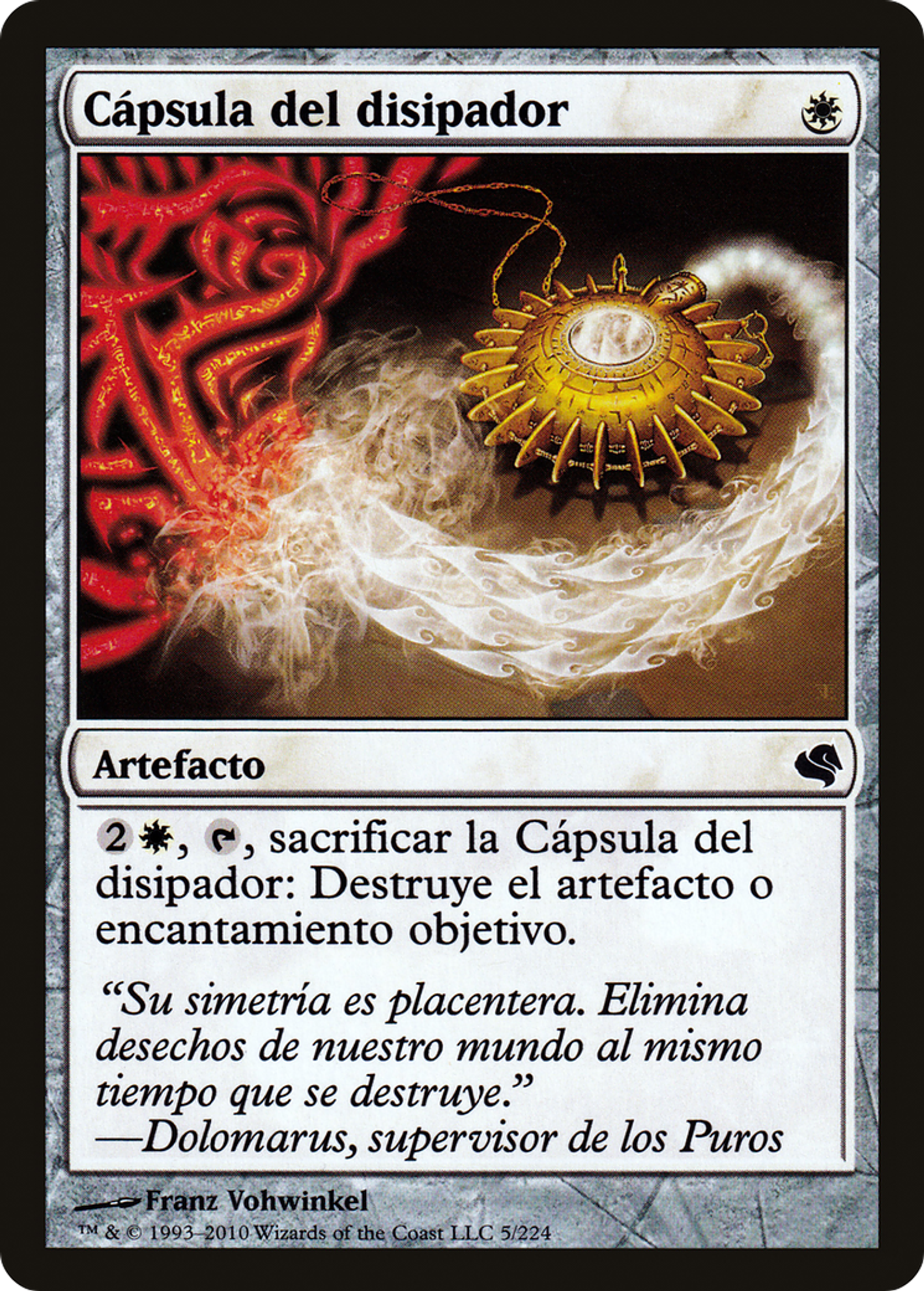 Dispeller's Capsule — Salvat 2011 — Magic: The Gathering