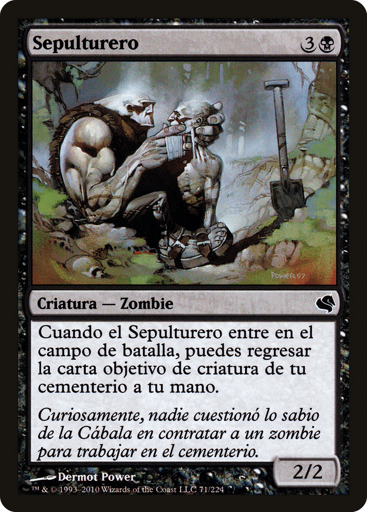 Gravedigger — Salvat 2011 — Magic: The Gathering