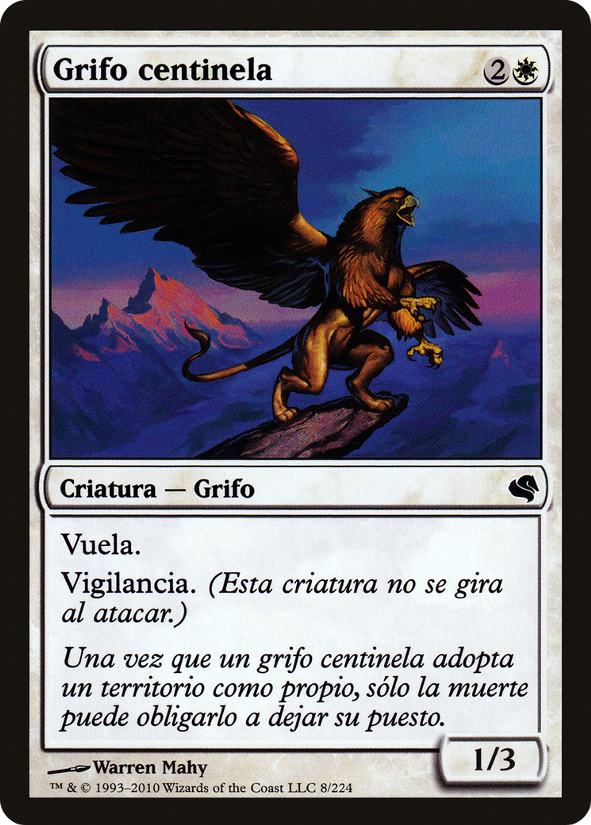 Griffin Sentinel — Salvat 2011 — Magic: The Gathering