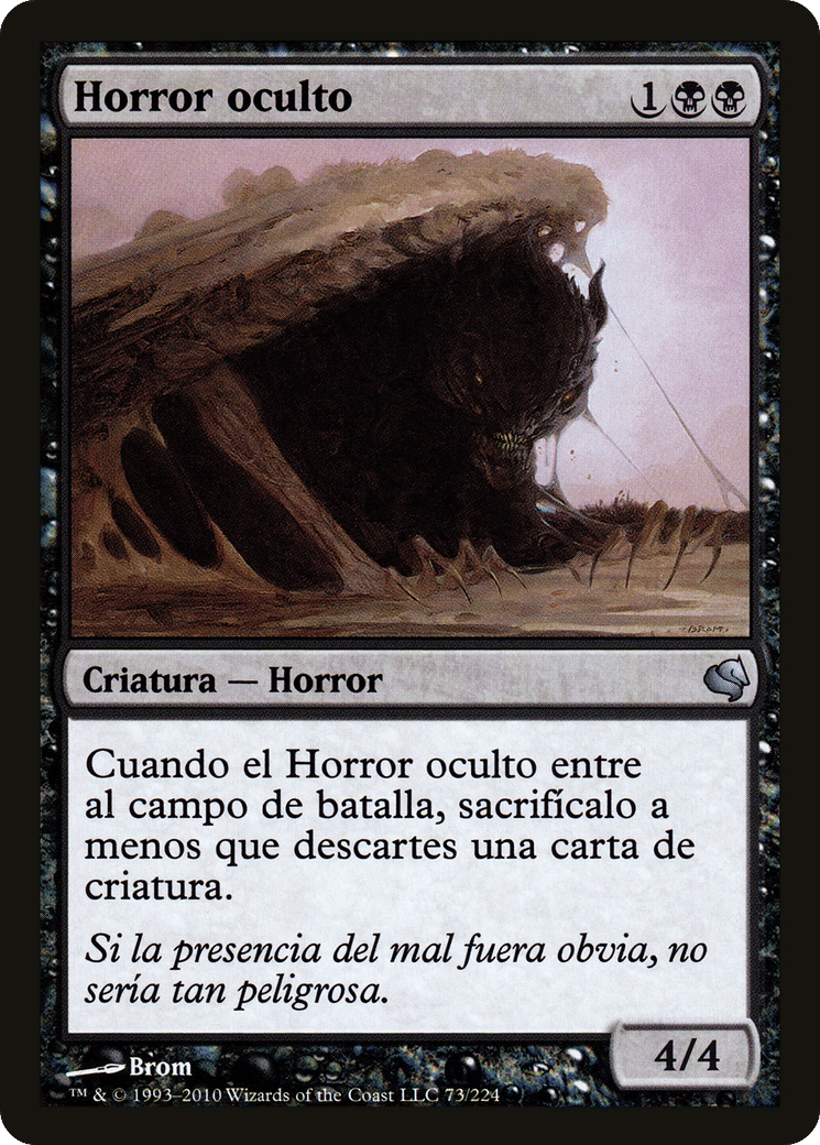 Hidden Horror — Salvat 2011 — Magic: The Gathering