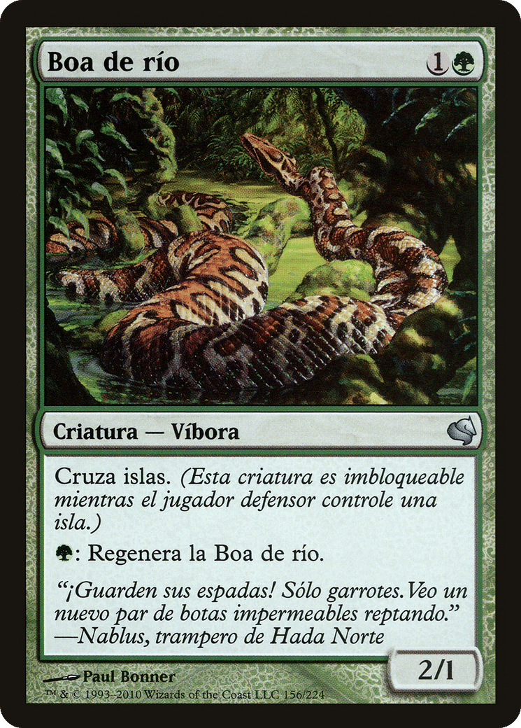 River Boa — Salvat 2011 — Magic: The Gathering