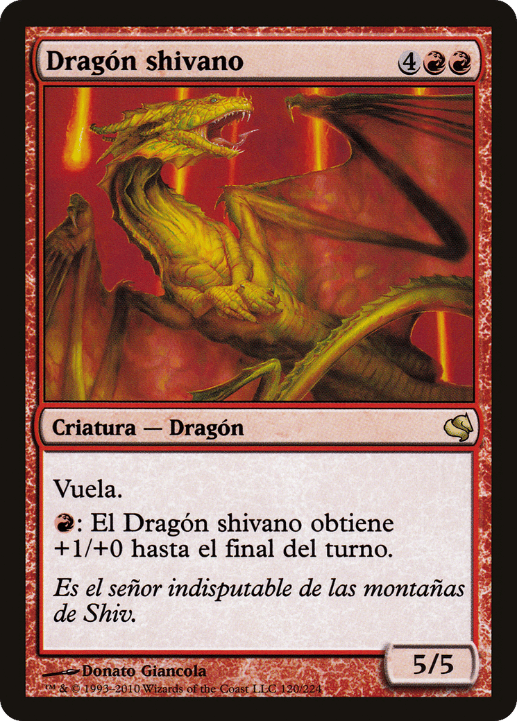Shivan Dragon — Salvat 2011 — Magic: The Gathering