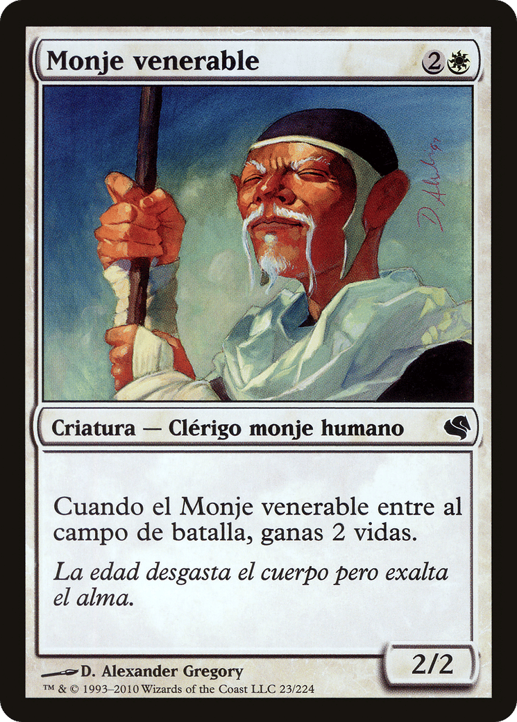 Venerable Monk — Salvat 2011 — Magic: The Gathering
