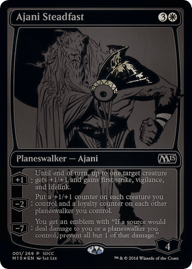 Ajani Steadfast — San Diego Comic-Con 2014 — Magic: The Gathering