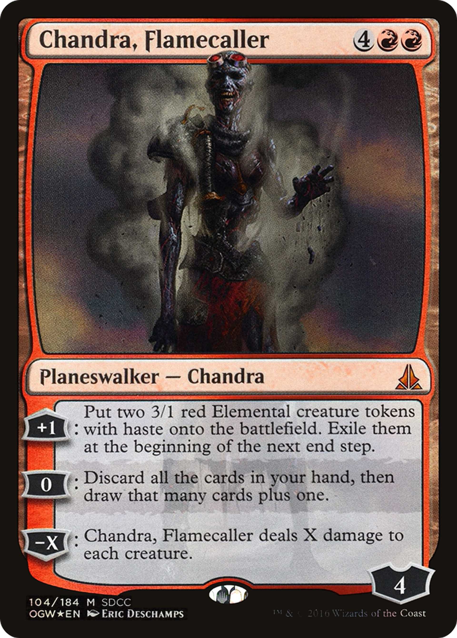 Chandra, Flamecaller — San Diego Comic-Con 2016 — Magic: The Gathering