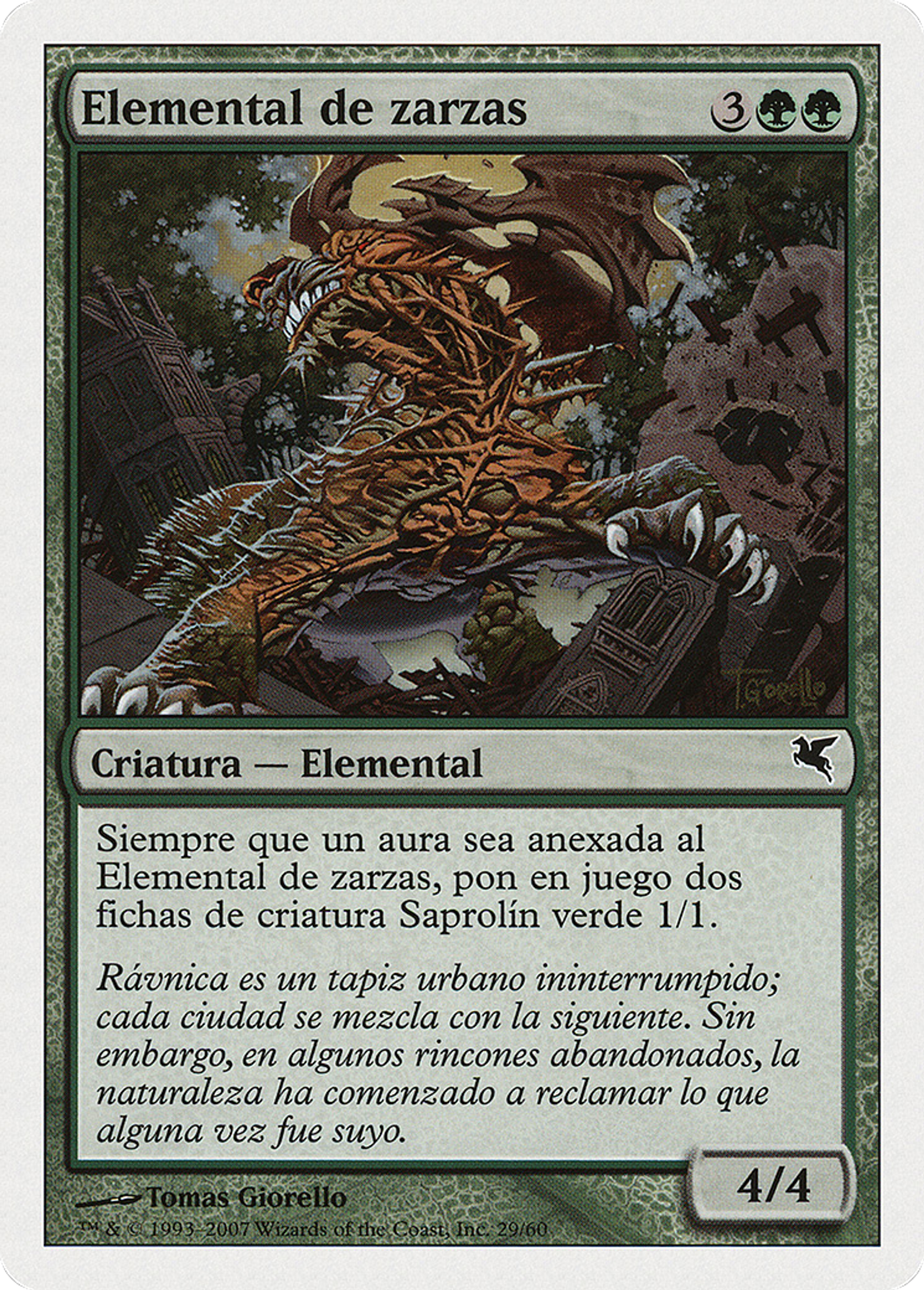 Élémental de ronces — Salvat 2005 — Magic: The Gathering