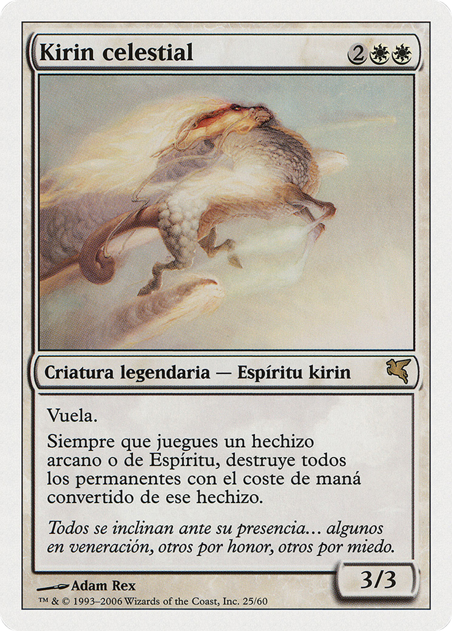 Kirin céleste — Salvat 2005 — Magic: The Gathering