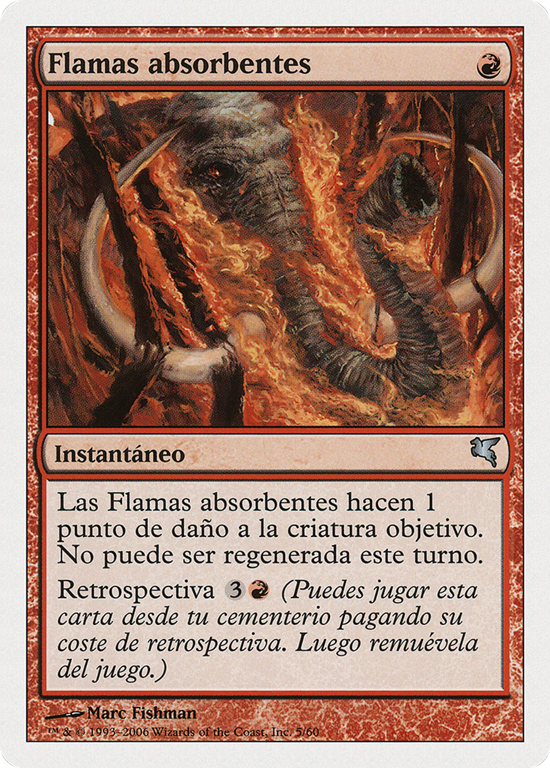 Flammes enveloppantes — Salvat 2005 — Magic: The Gathering