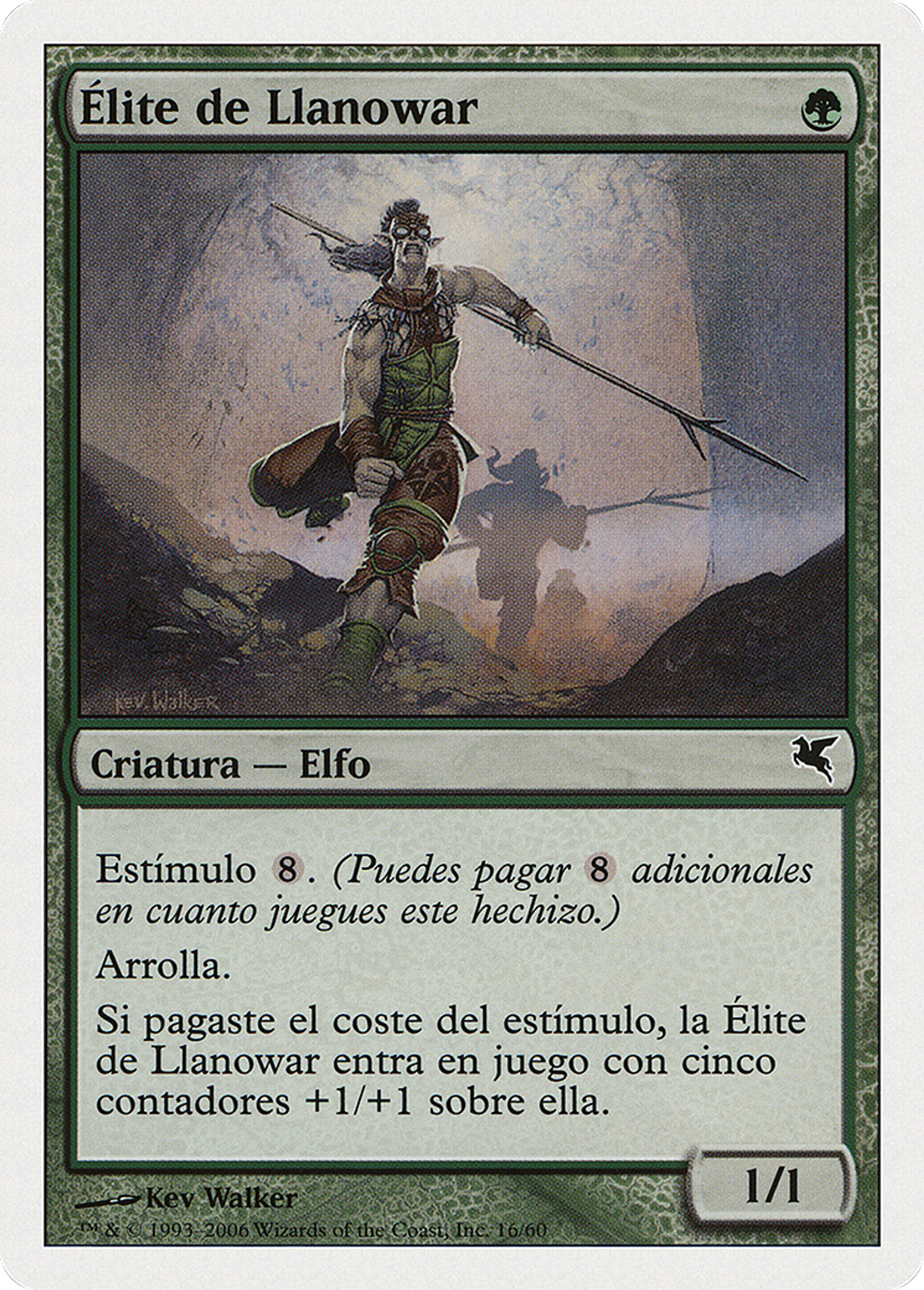 Élite de Llanowar — Salvat 2005 — Magic: The Gathering