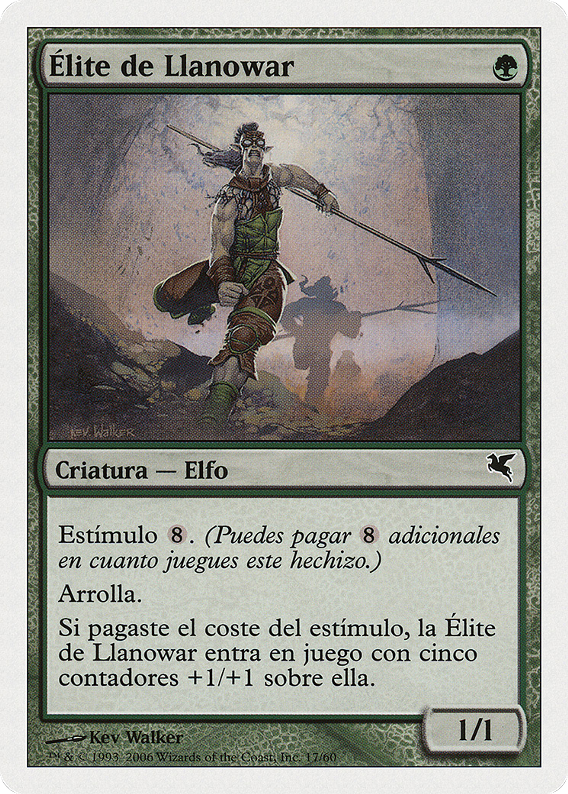 Élite de Llanowar — Salvat 2005 — Magic: The Gathering