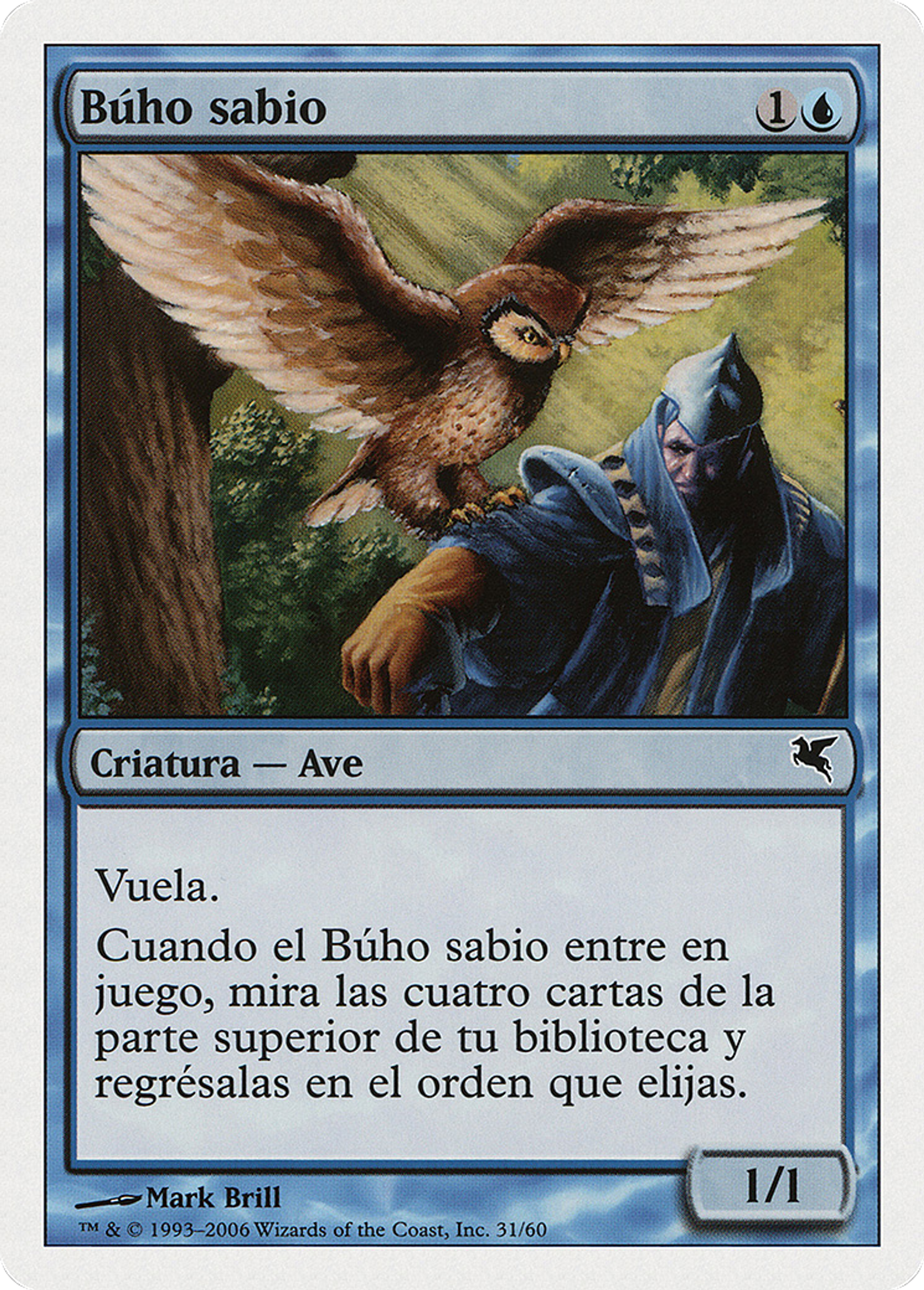 Hibou savant — Salvat 2005 — Magic: The Gathering