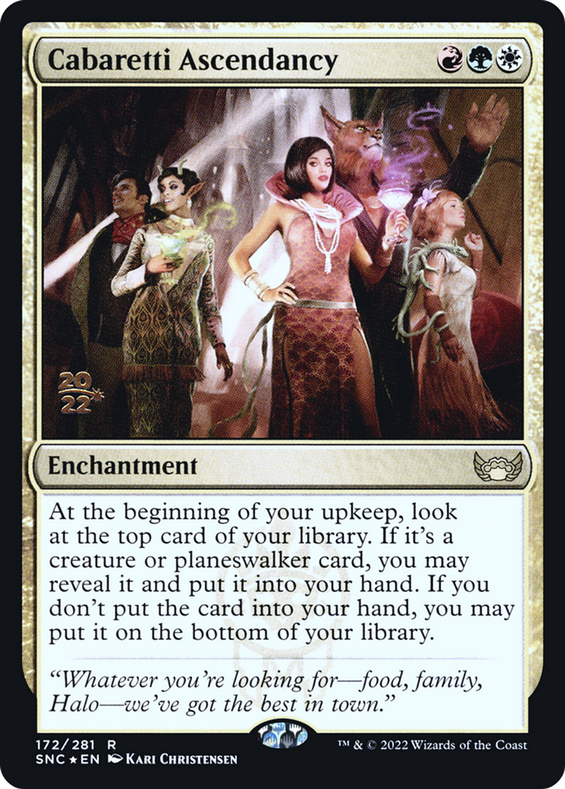 Ascendance des Cabaretti — Streets of New Capenna Promos — Magic: The Gathering