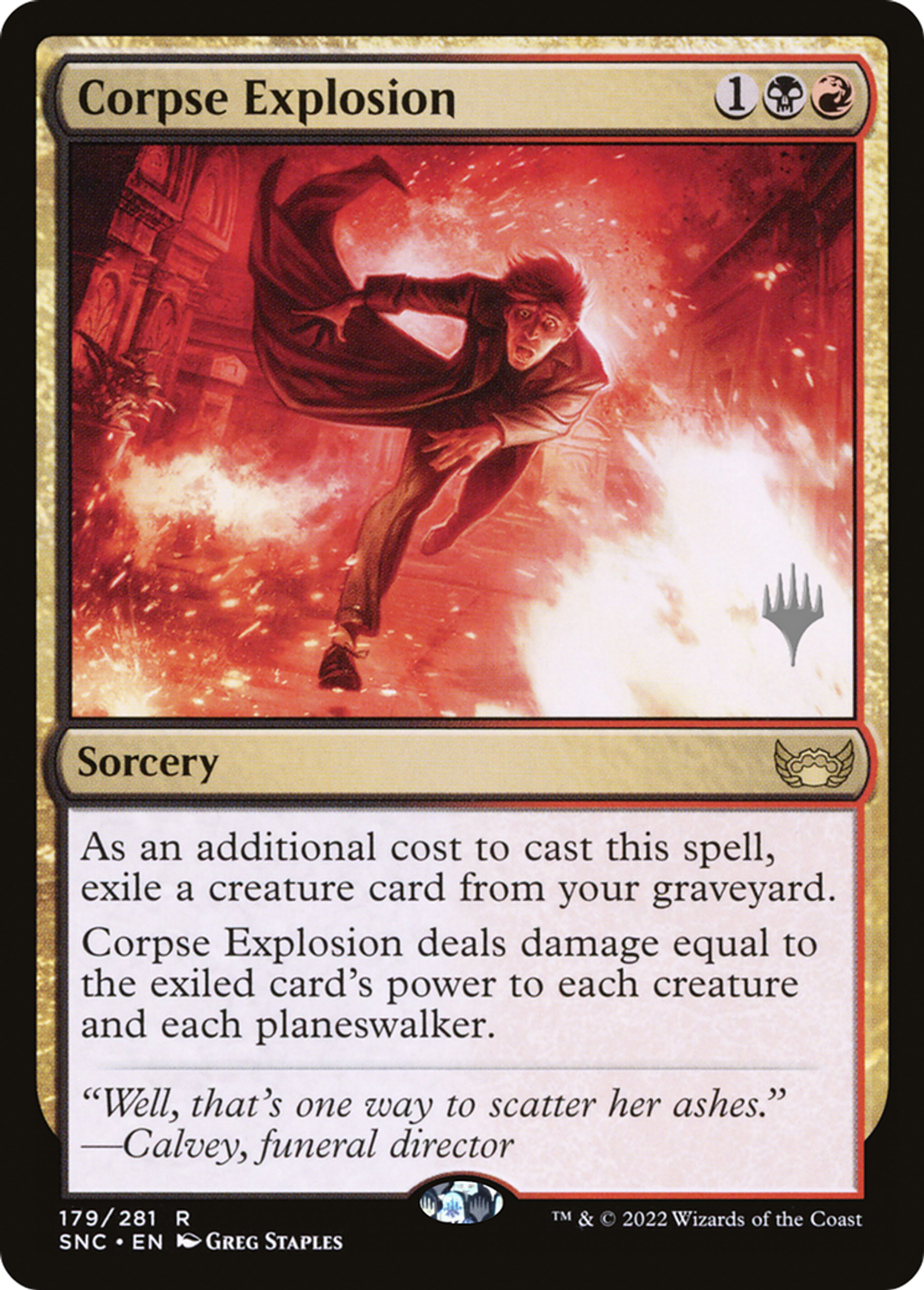Explosion de cadavres — Streets of New Capenna Promos — Magic: The Gathering