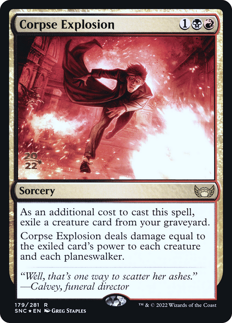 Corpse Explosion — Streets of New Capenna Promos — Magic: The Gathering