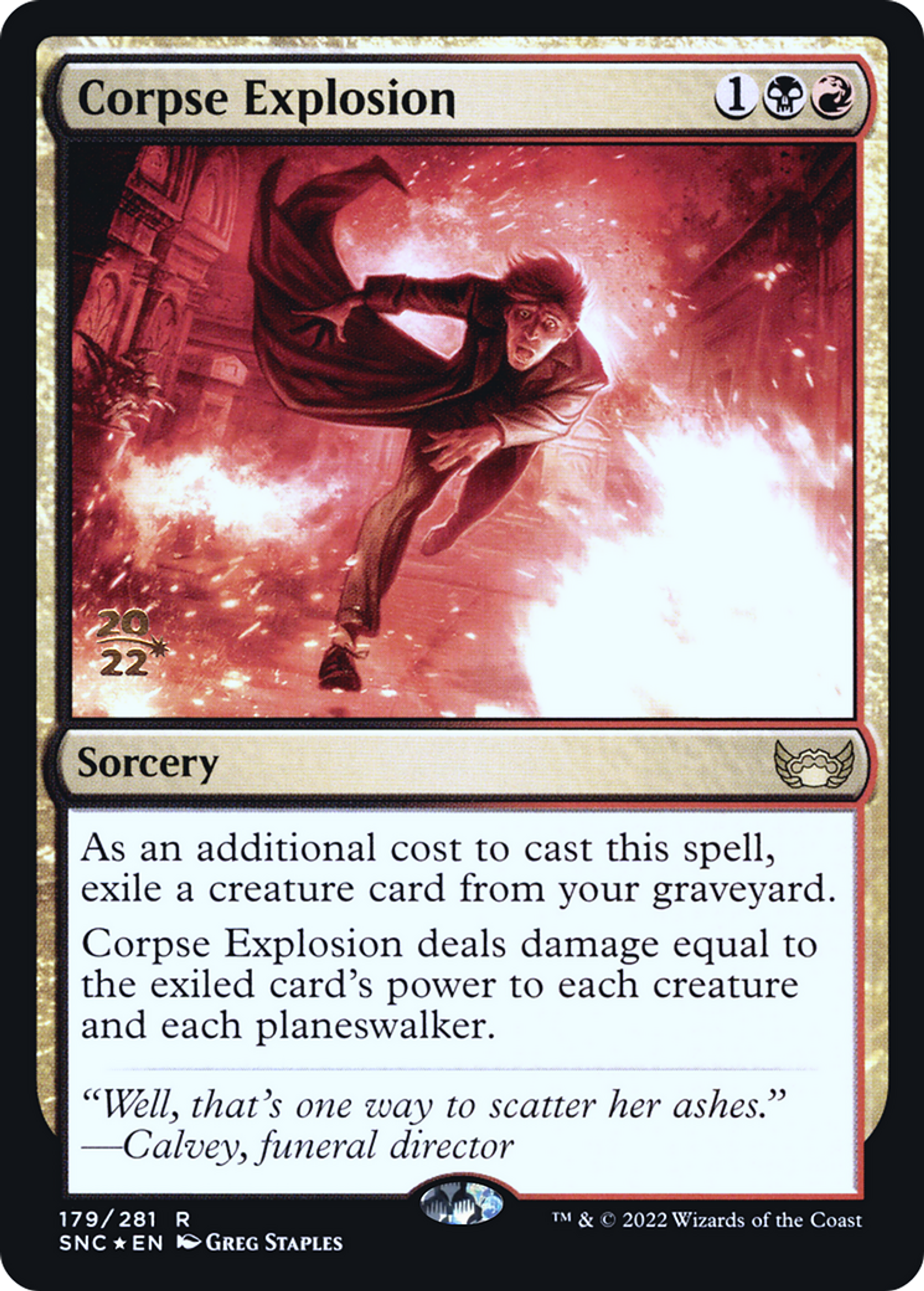 Explosion de cadavres — Streets of New Capenna Promos — Magic: The Gathering