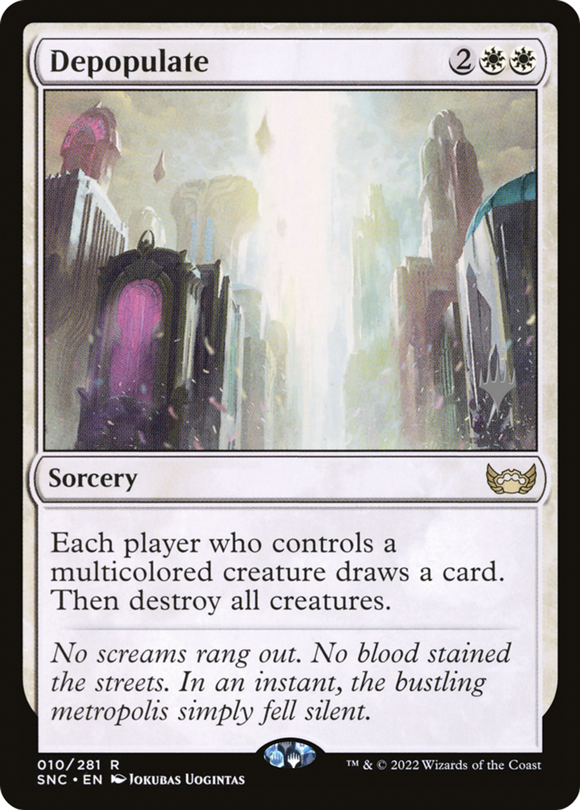 Depopulate — Streets of New Capenna Promos — Magic: The Gathering