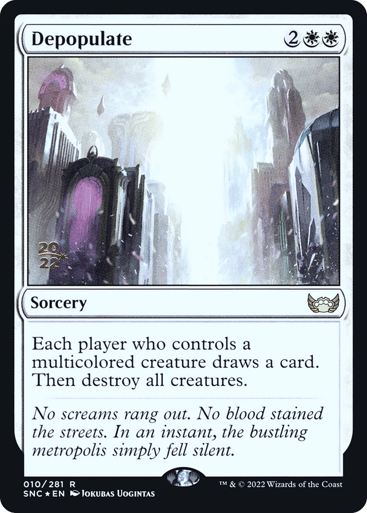 Depopulate — Streets of New Capenna Promos — Magic: The Gathering