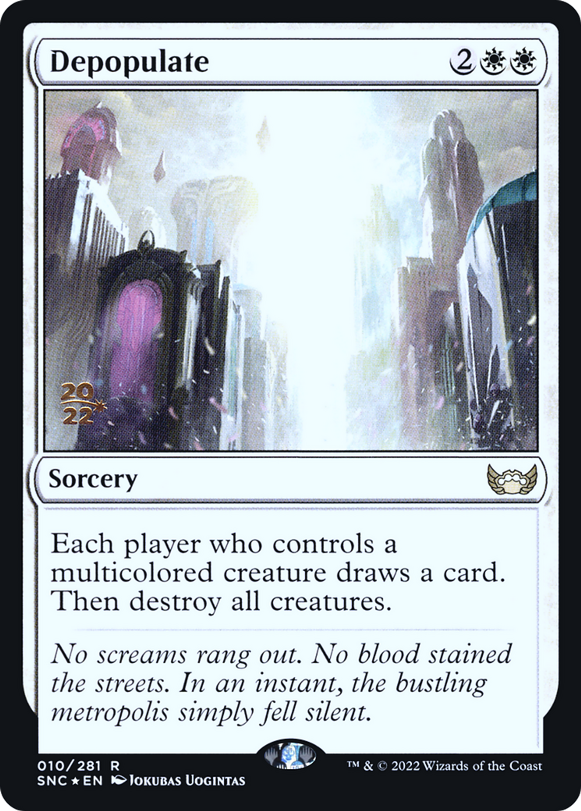 Depopulate — Streets of New Capenna Promos — Magic: The Gathering