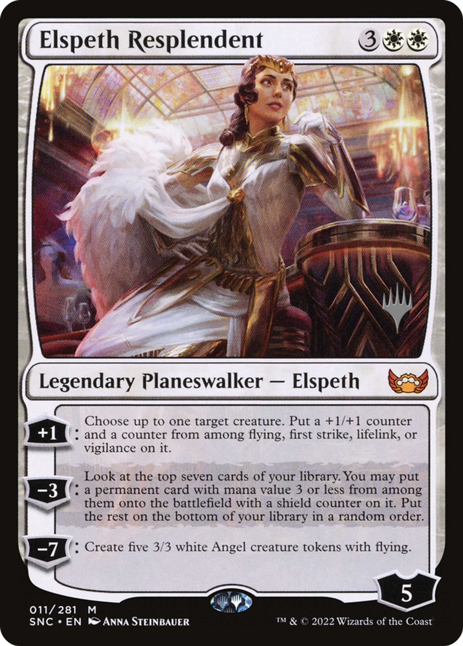 Elspeth Resplendent — Streets of New Capenna Promos — Magic: The Gathering