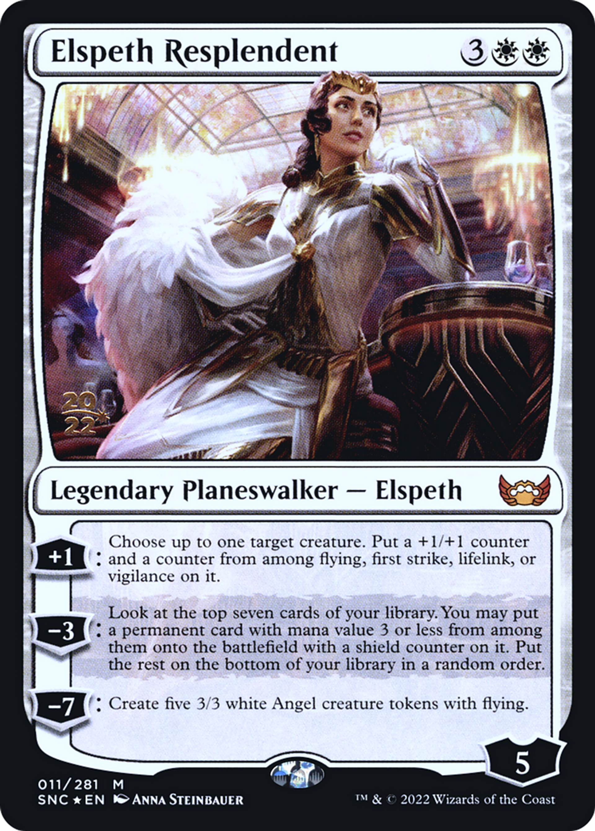 Elspeth Resplendent — Streets of New Capenna Promos — Magic: The Gathering