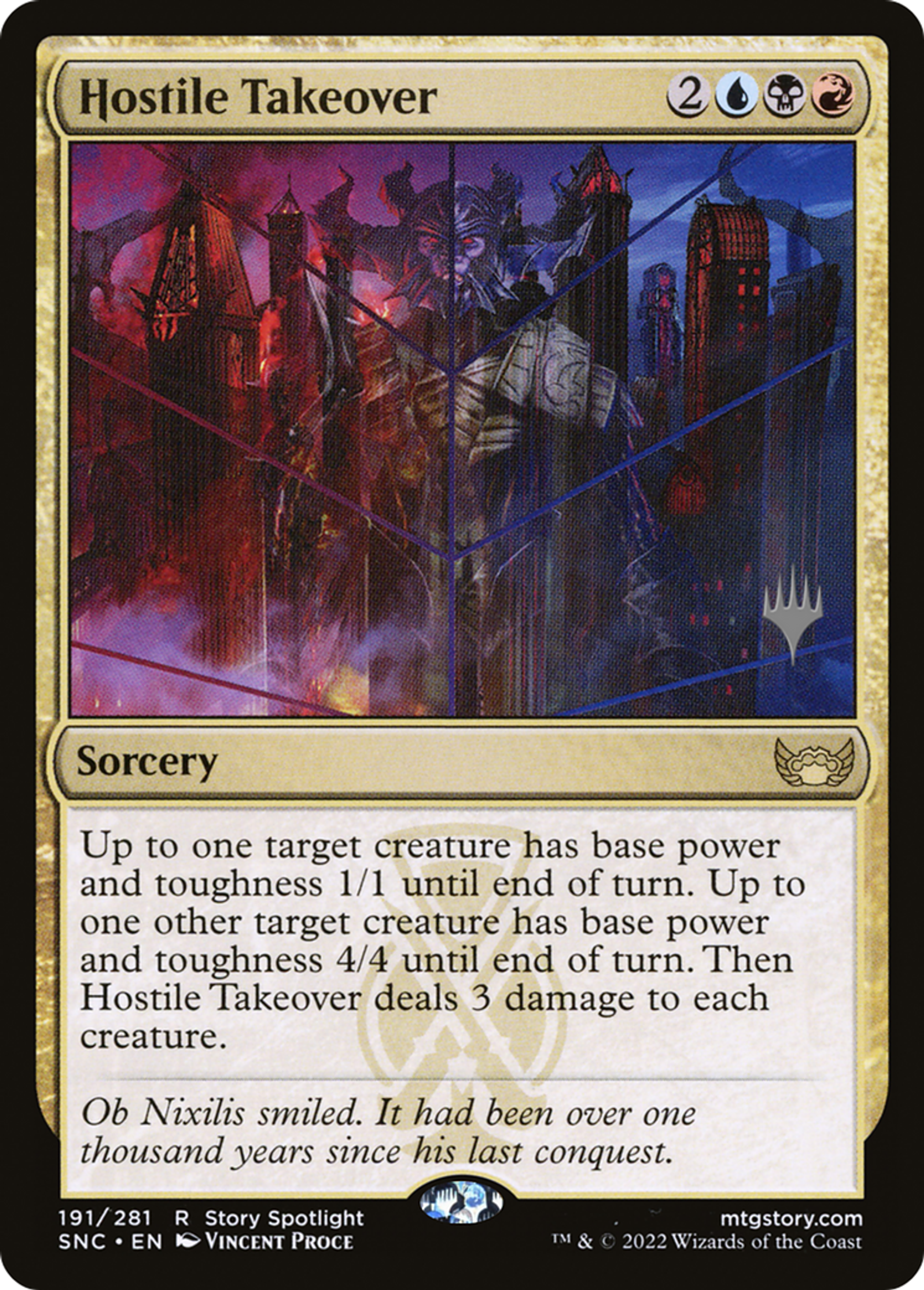 Reprise hostile — Streets of New Capenna Promos — Magic: The Gathering