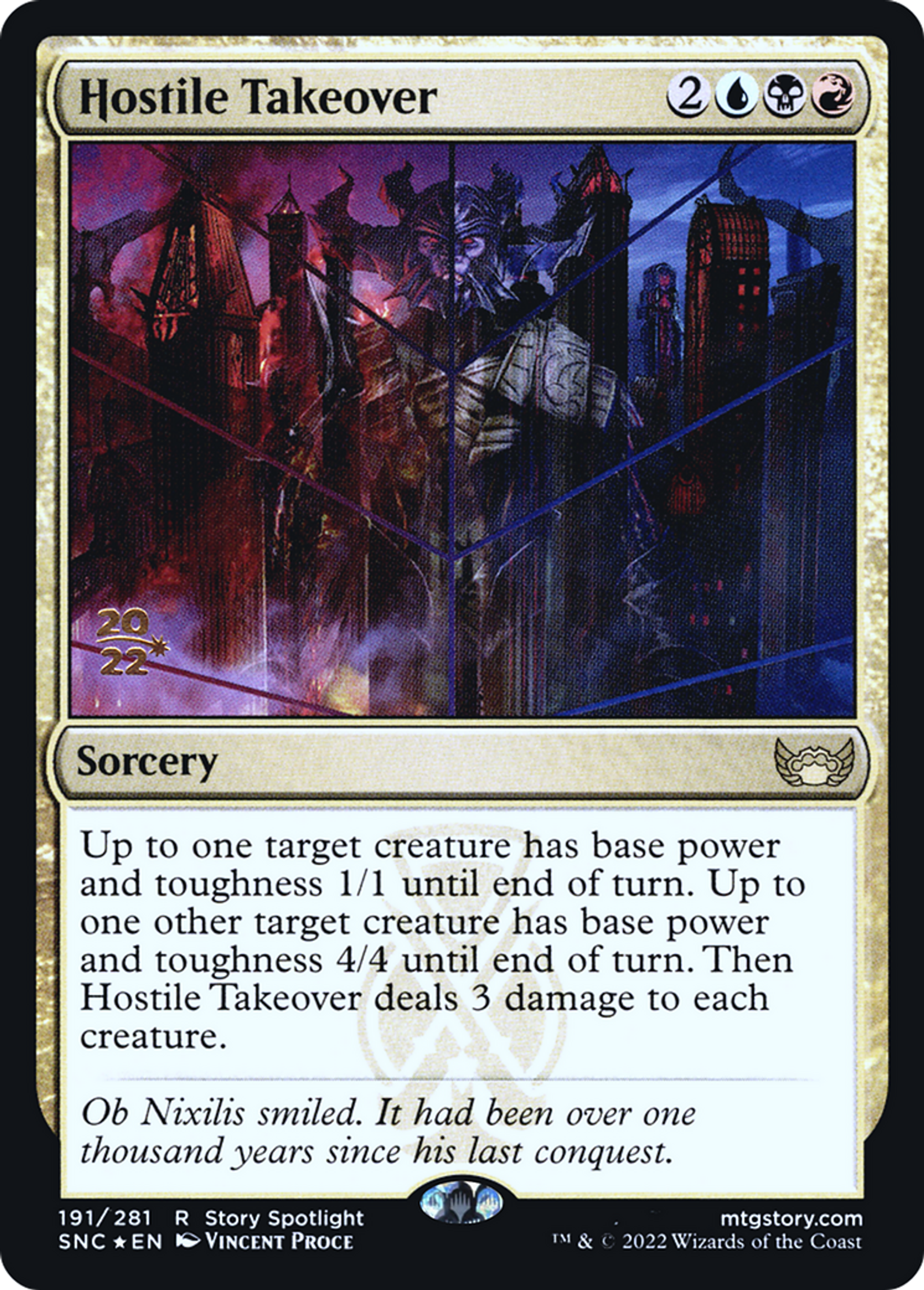 Reprise hostile — Streets of New Capenna Promos — Magic: The Gathering