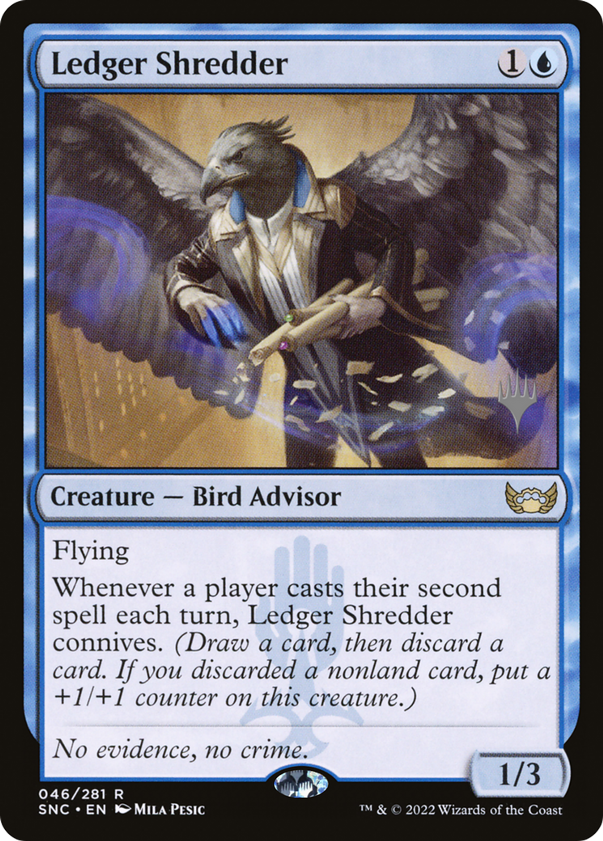Déchiqueteur de registres — Streets of New Capenna Promos — Magic: The Gathering