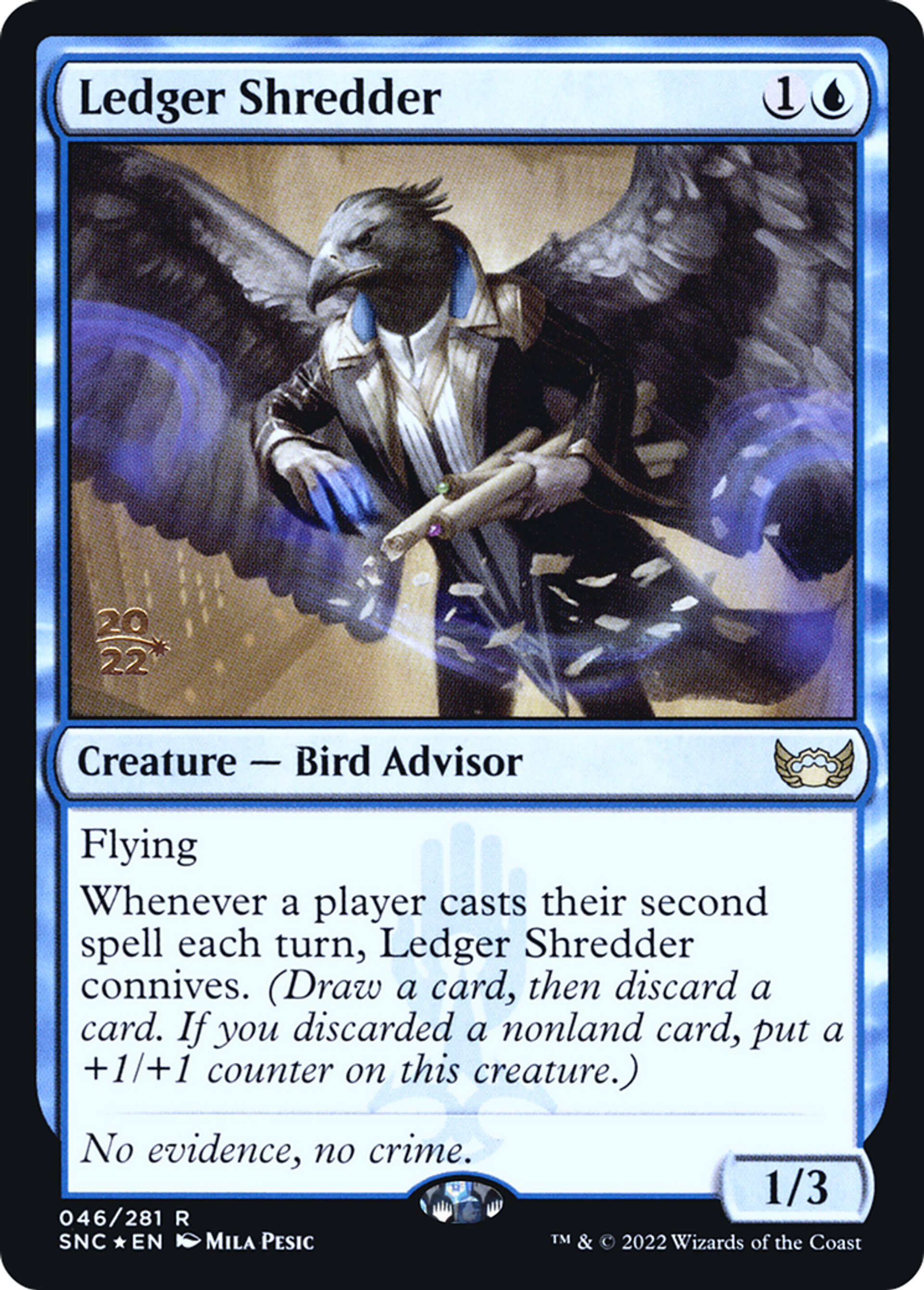 Déchiqueteur de registres — Streets of New Capenna Promos — Magic: The Gathering
