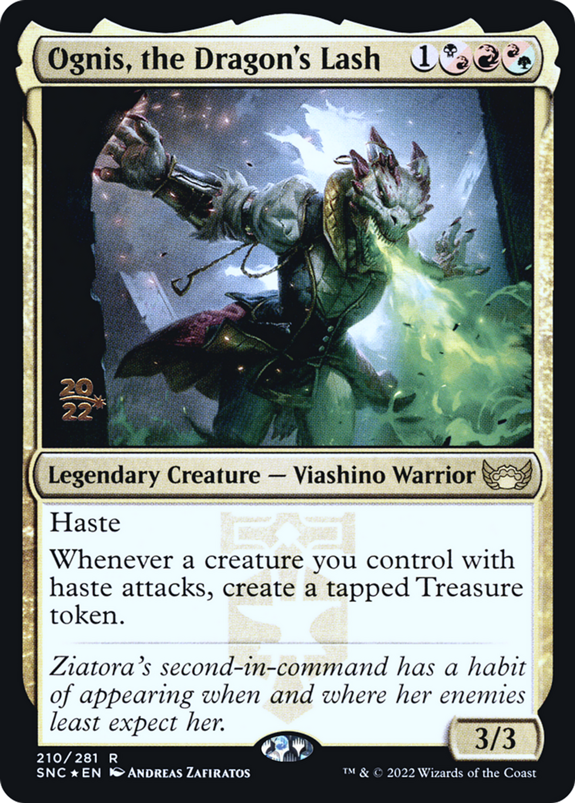 Ognis, the Dragon's Lash — Streets of New Capenna Promos — Magic: The Gathering