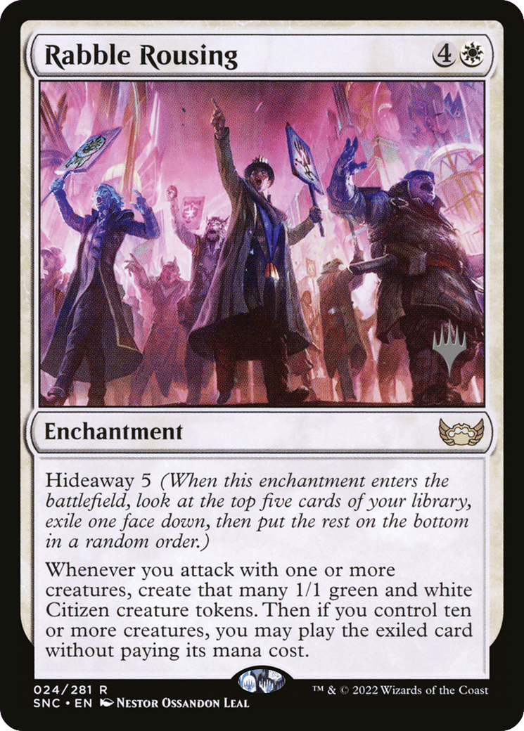 Rabble Rousing — Streets of New Capenna Promos — Magic: The Gathering