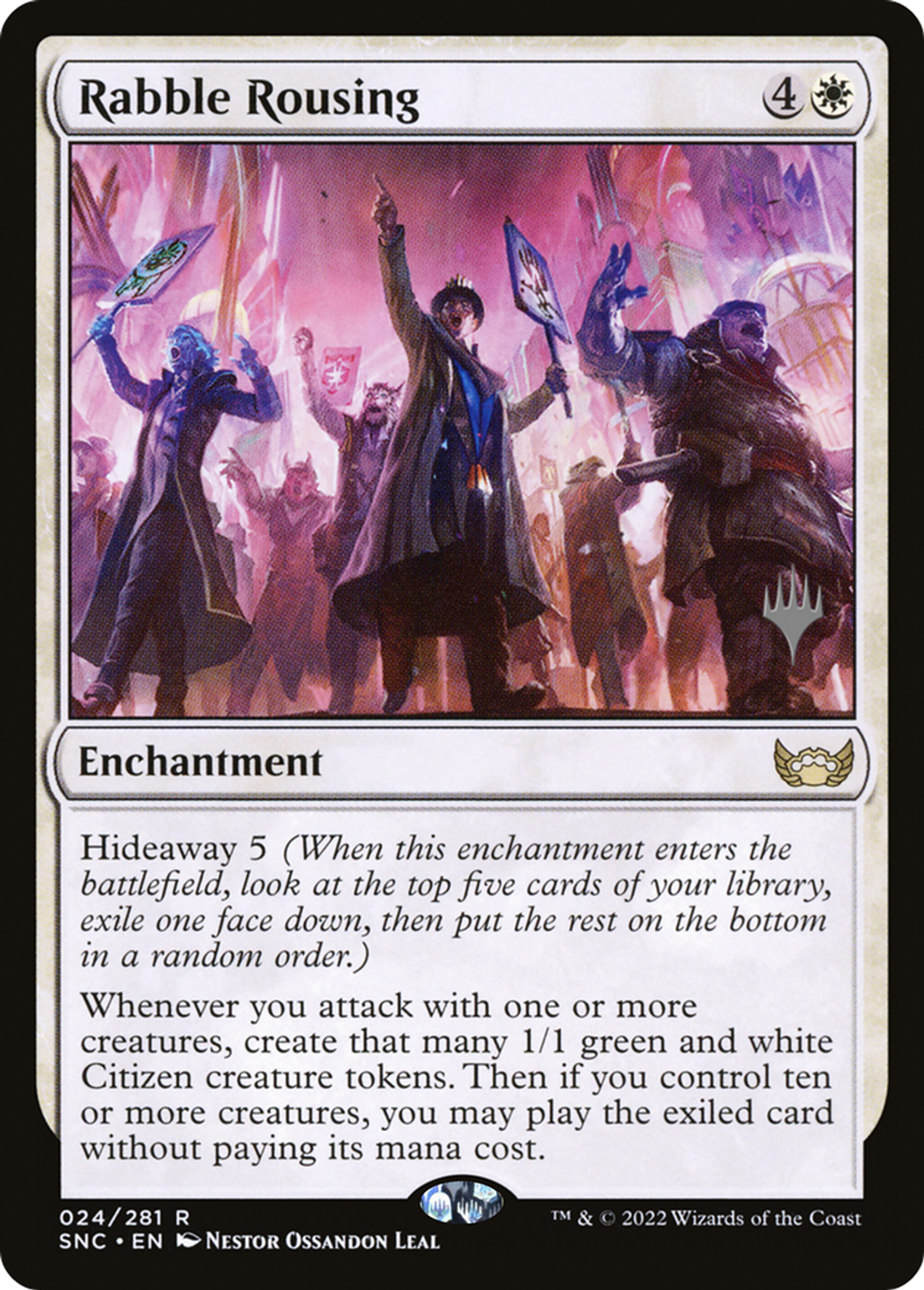 Rabble Rousing — Streets of New Capenna Promos — Magic: The Gathering