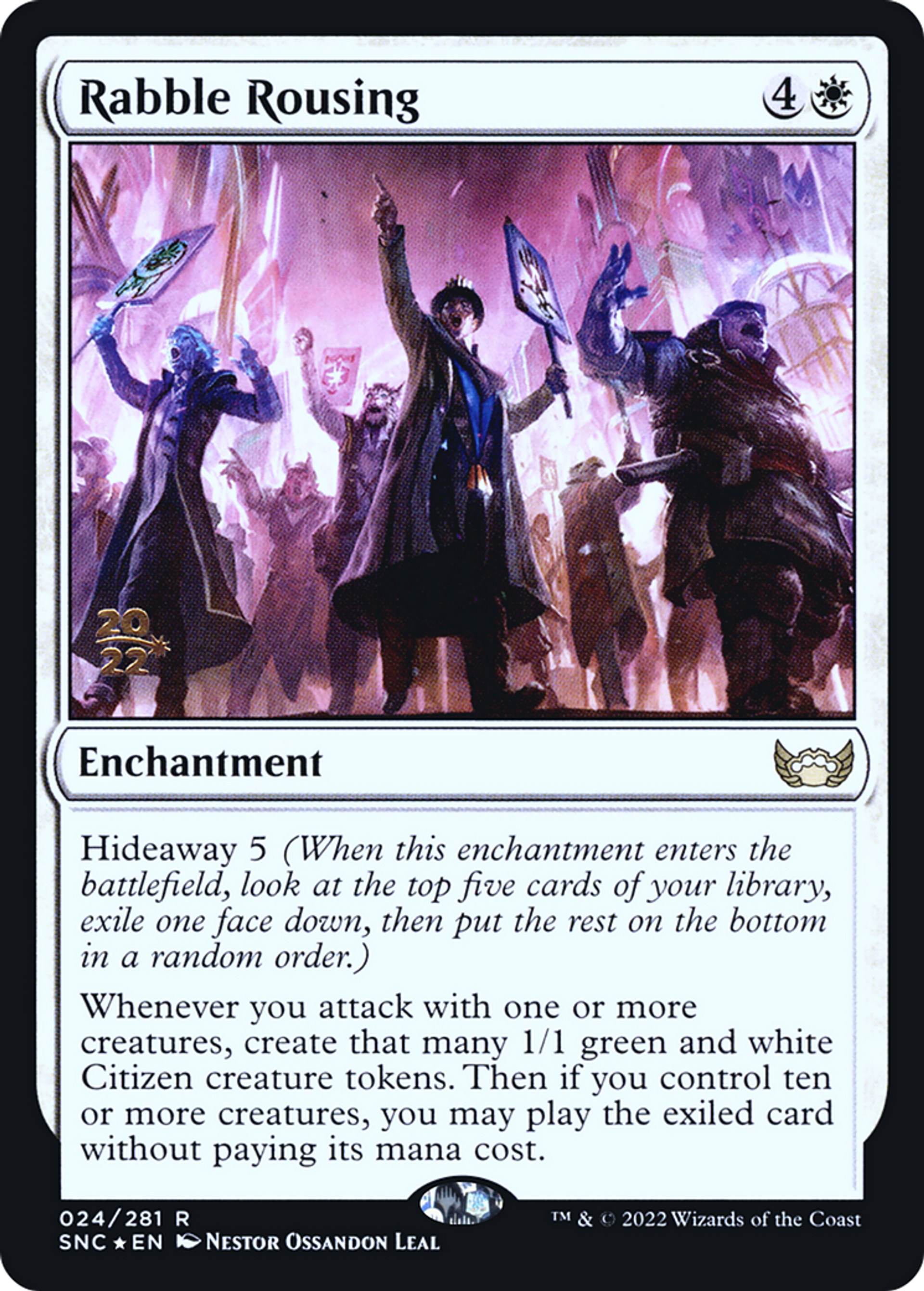 Rabble Rousing — Streets of New Capenna Promos — Magic: The Gathering