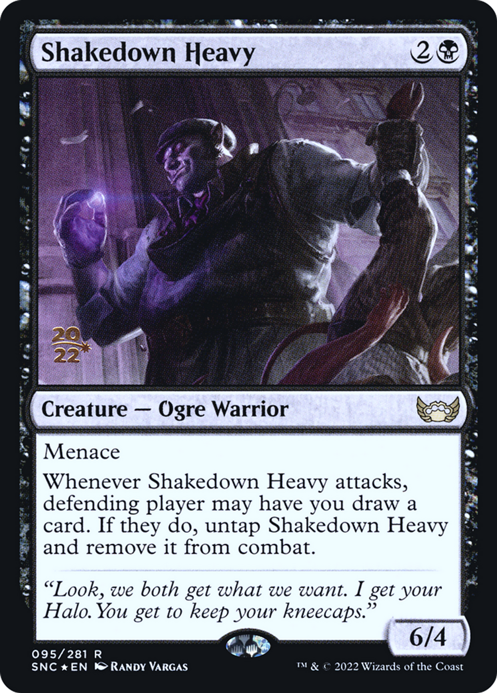 Lourdaud extorqueur — Streets of New Capenna Promos — Magic: The Gathering
