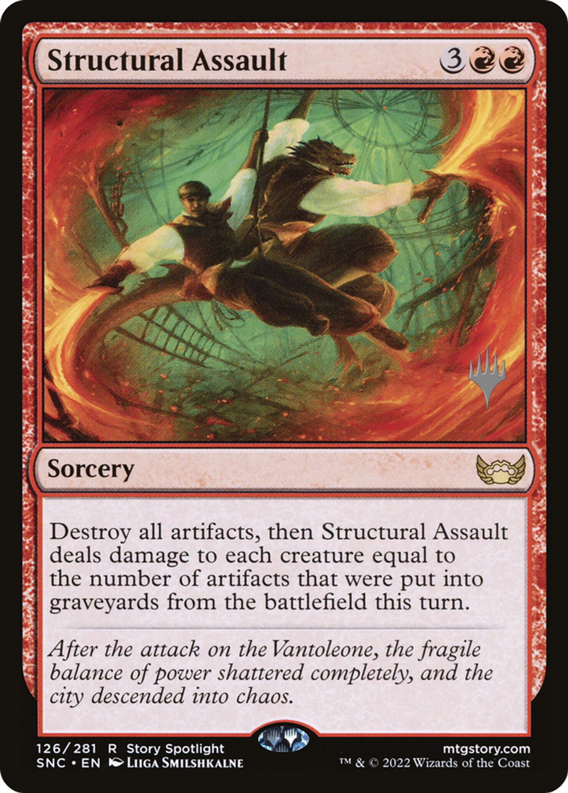 Assaut structurel — Streets of New Capenna Promos — Magic: The Gathering
