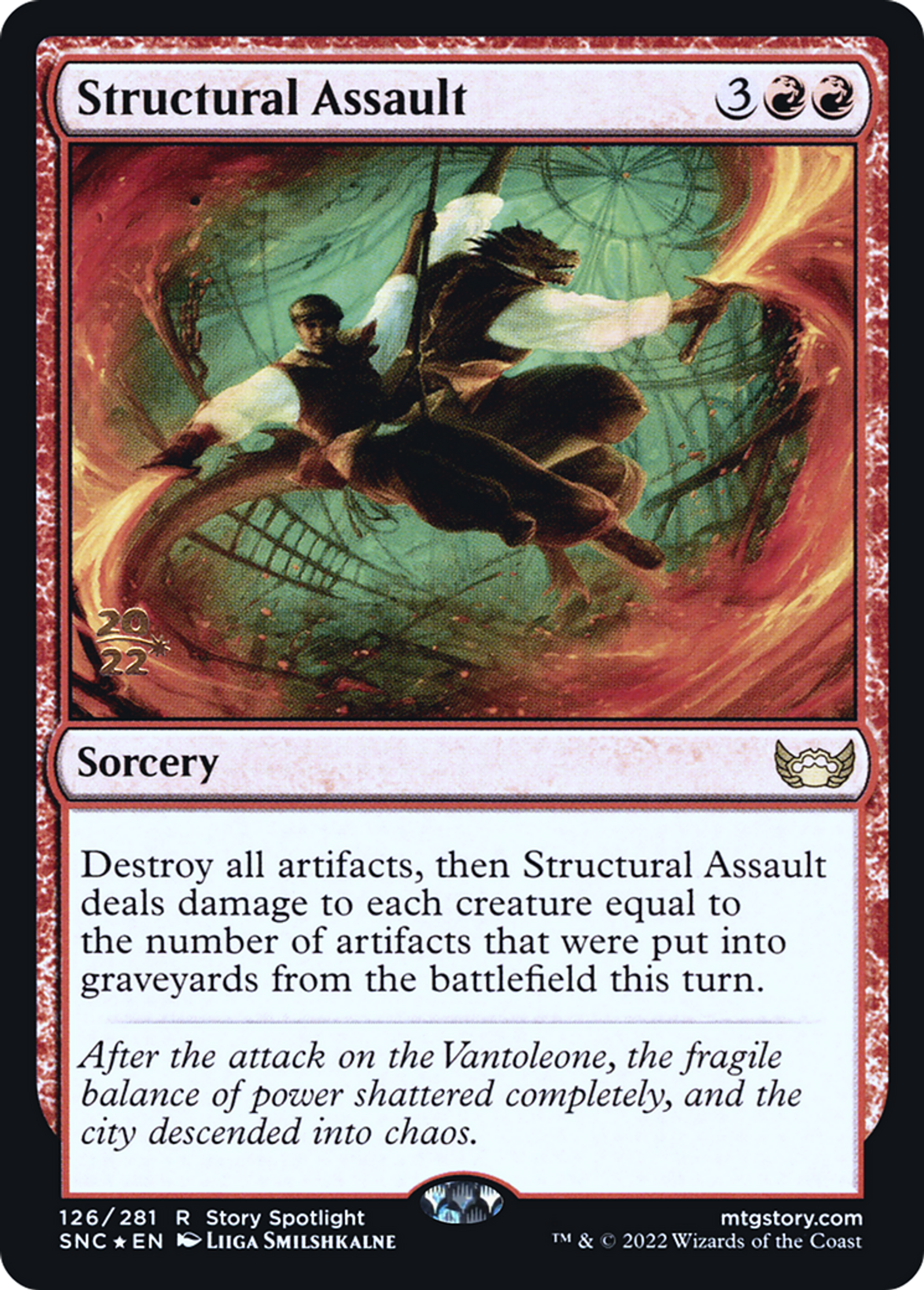 Assaut structurel — Streets of New Capenna Promos — Magic: The Gathering