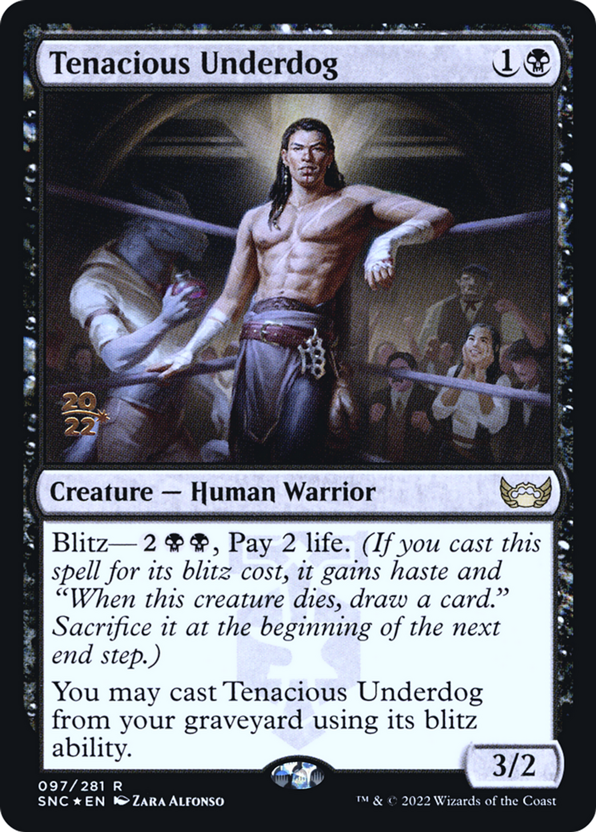 Outsider tenace — Streets of New Capenna Promos — Magic: The Gathering
