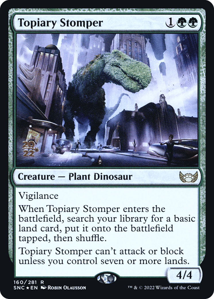 Topiary Stomper — Streets of New Capenna Promos — Magic: The Gathering
