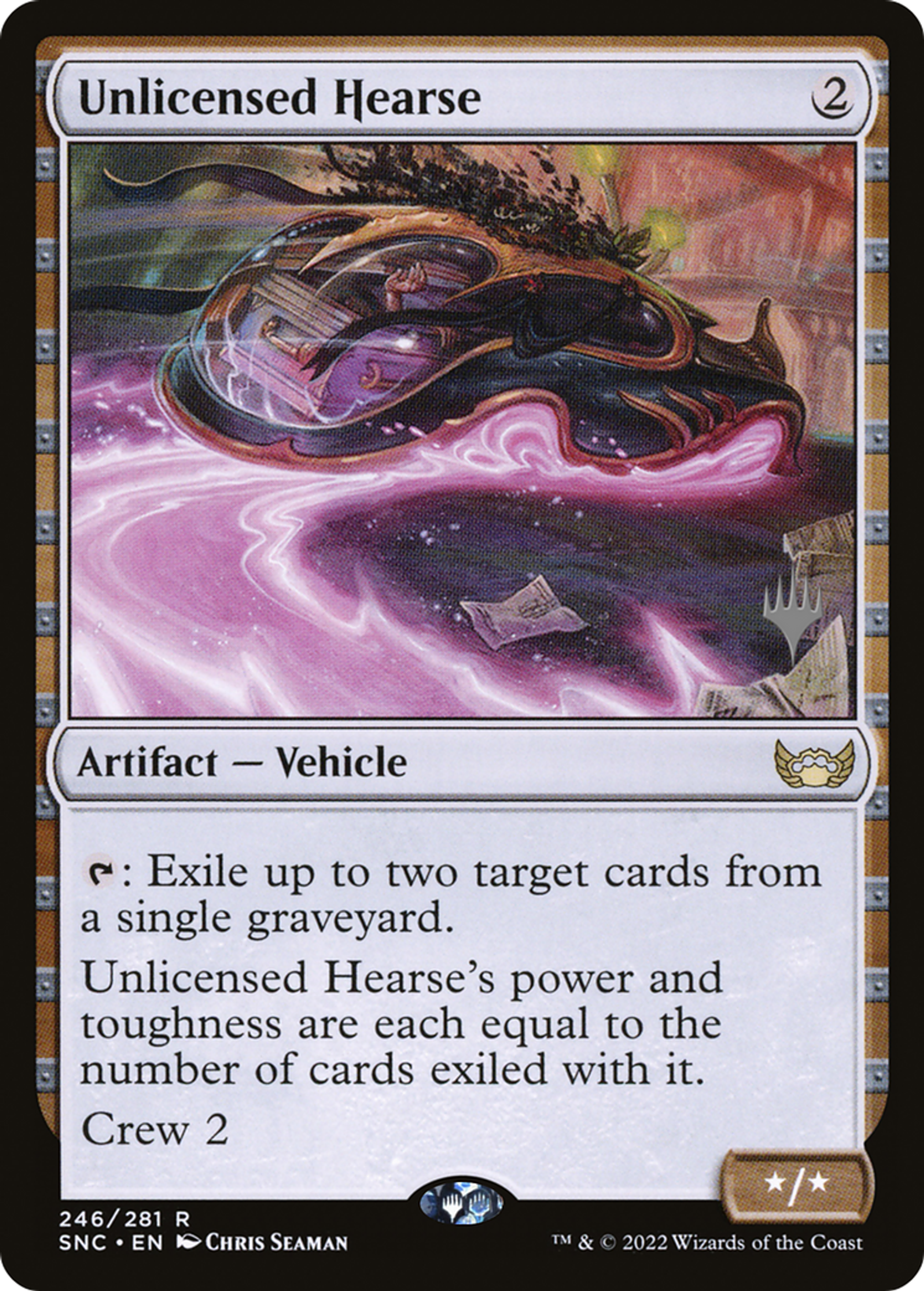 Corbillard illicite — Streets of New Capenna Promos — Magic: The Gathering