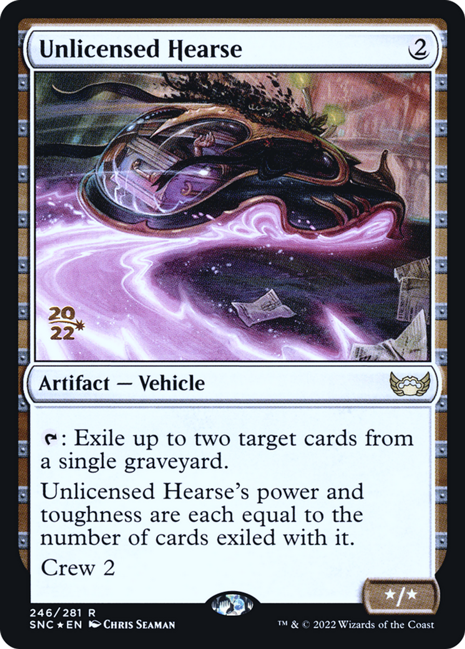 Corbillard illicite — Streets of New Capenna Promos — Magic: The Gathering