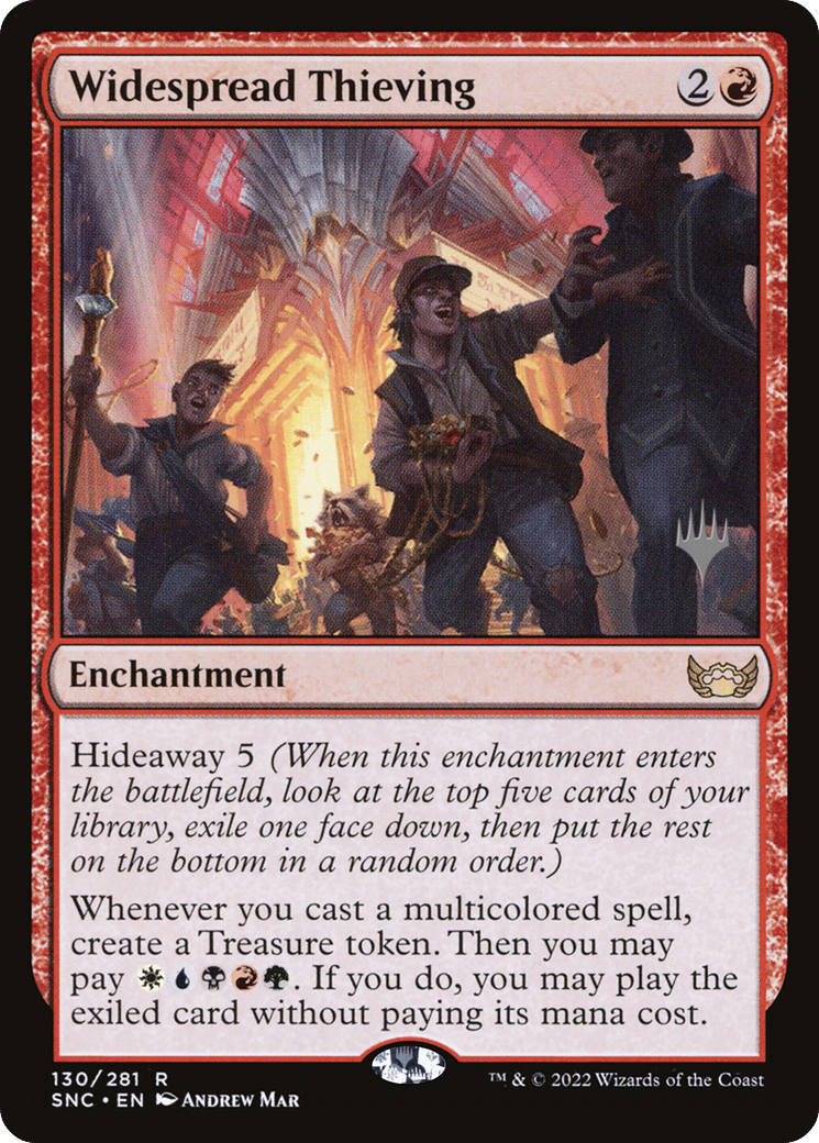 Widespread Thieving — Streets of New Capenna Promos — Magic: The Gathering
