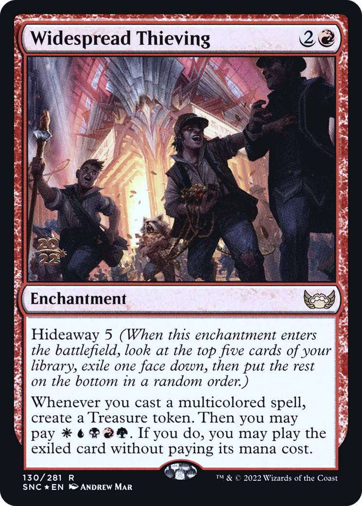 Widespread Thieving — Streets of New Capenna Promos — Magic: The Gathering