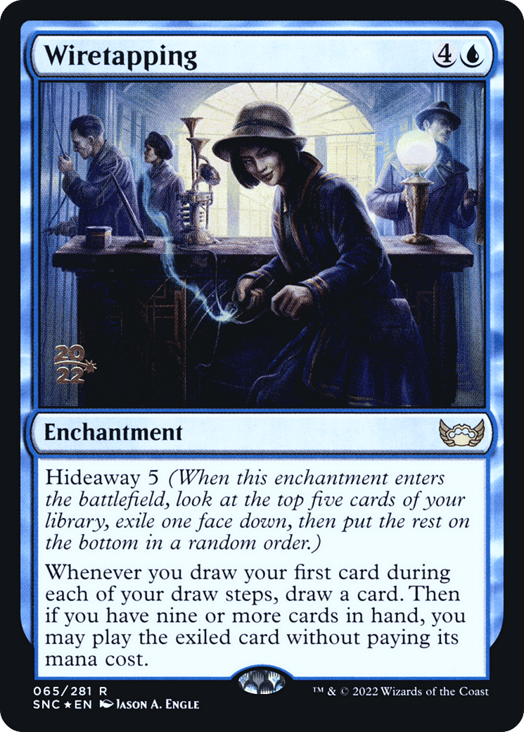 Wiretapping — Streets of New Capenna Promos — Magic: The Gathering