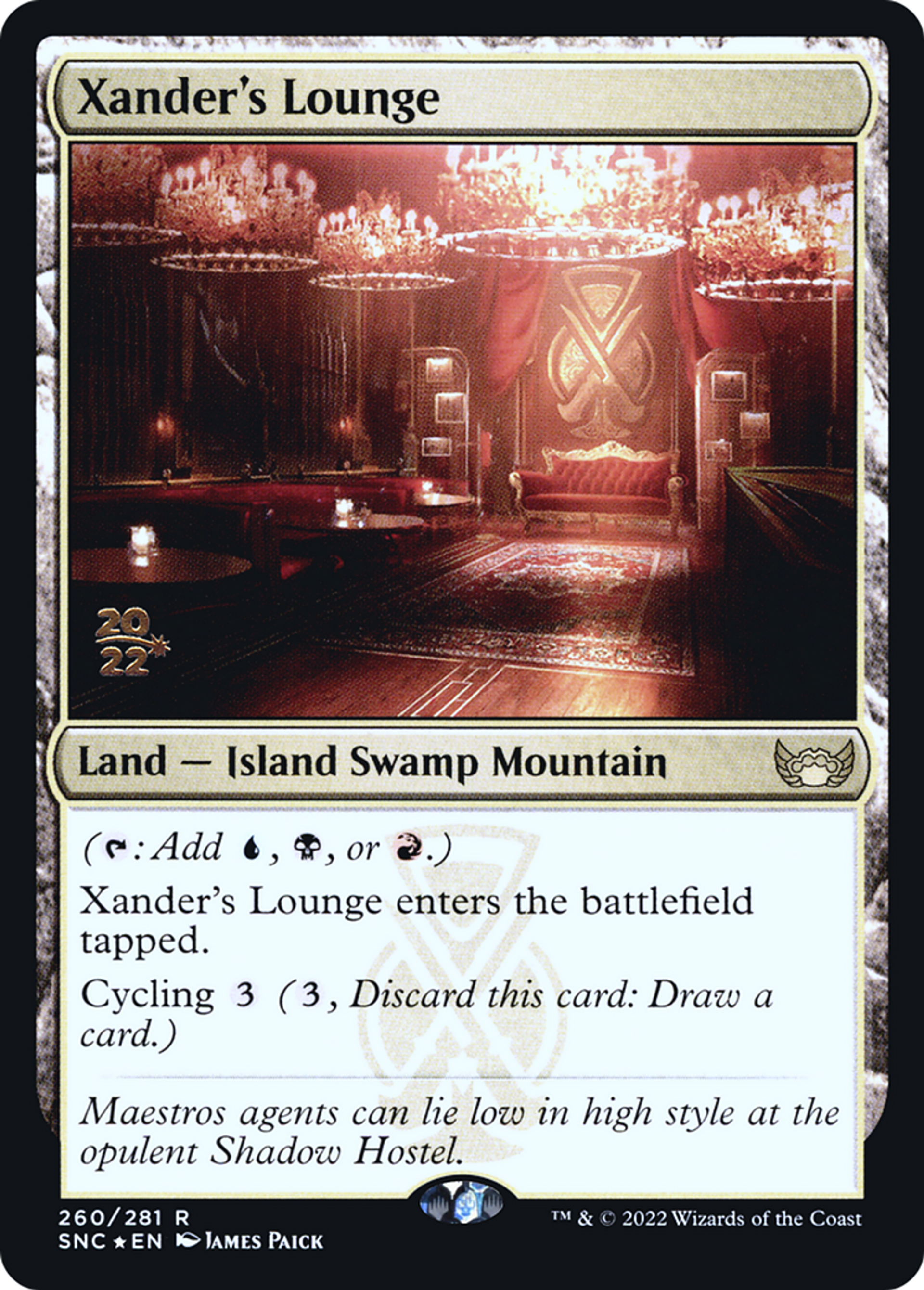 Bar de Xander — Streets of New Capenna Promos — Magic: The Gathering