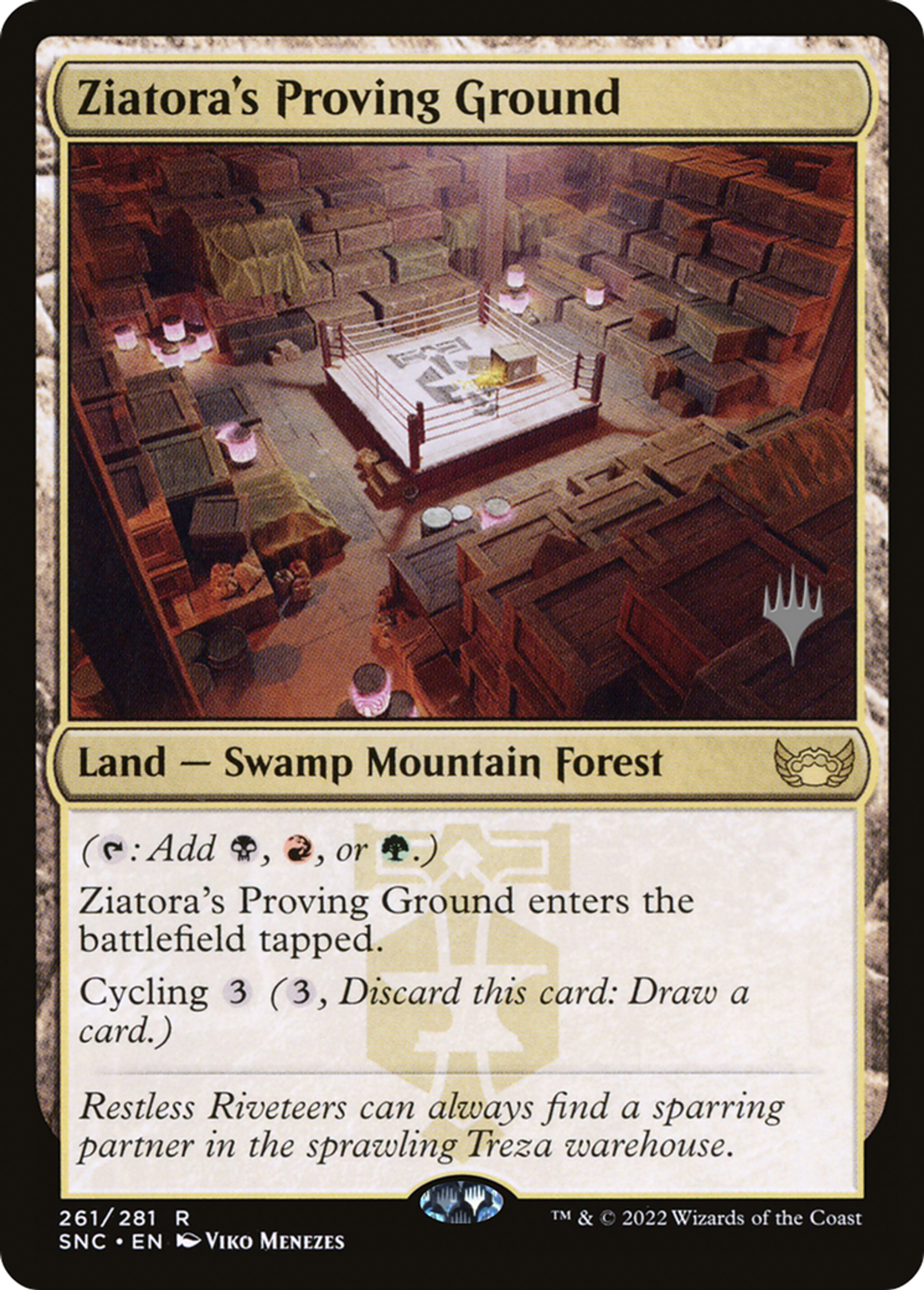 Salle de recrutement de Ziatora — Streets of New Capenna Promos — Magic: The Gathering