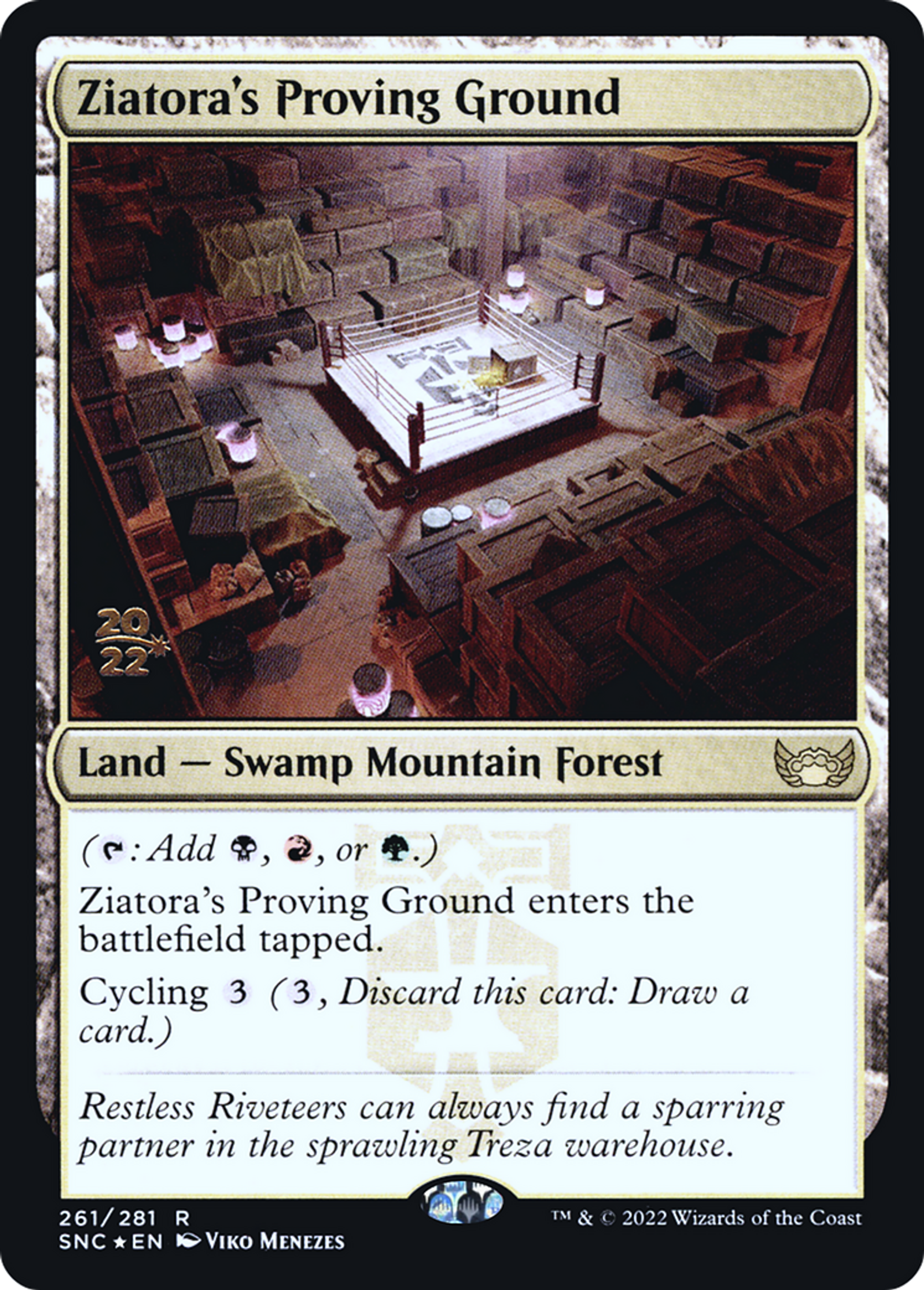 Salle de recrutement de Ziatora — Streets of New Capenna Promos — Magic: The Gathering