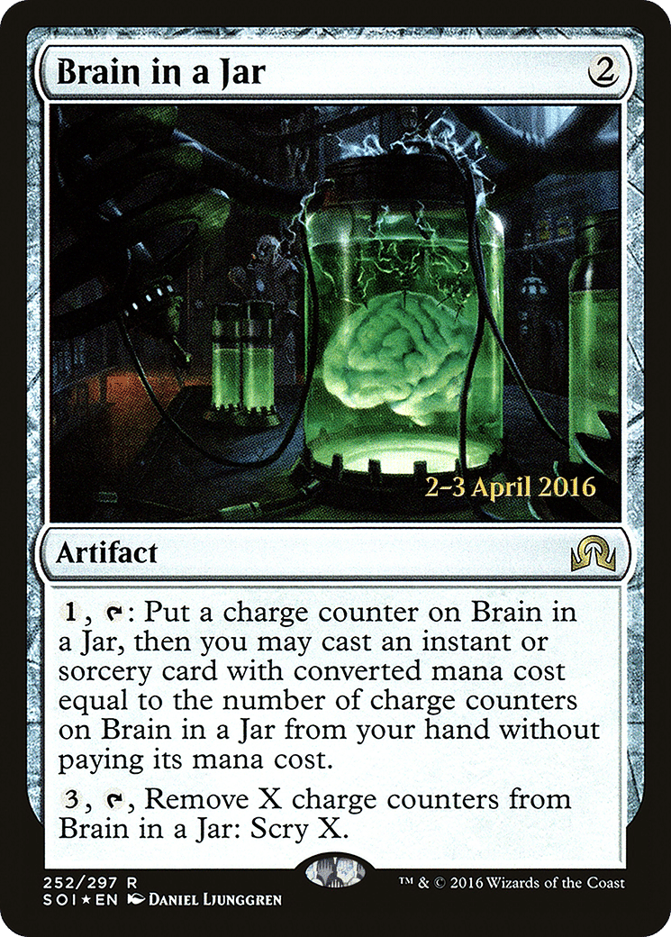 Brain in a Jar — Shadows over Innistrad Promos — Magic: The Gathering