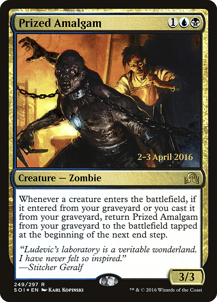 Prized Amalgam — Shadows over Innistrad Promos — Magic: The Gathering