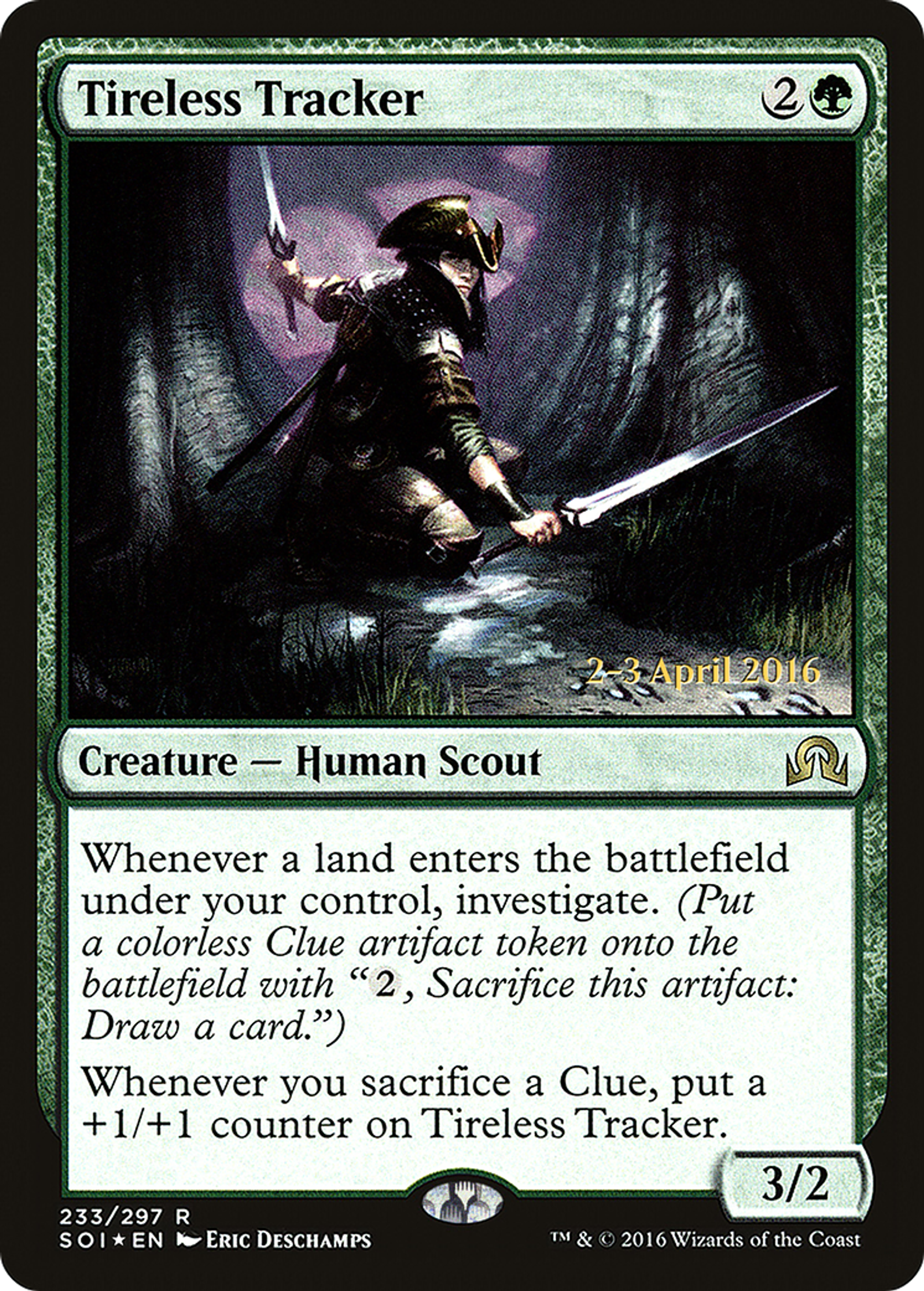 Tireless Tracker — Shadows over Innistrad Promos — Magic: The Gathering