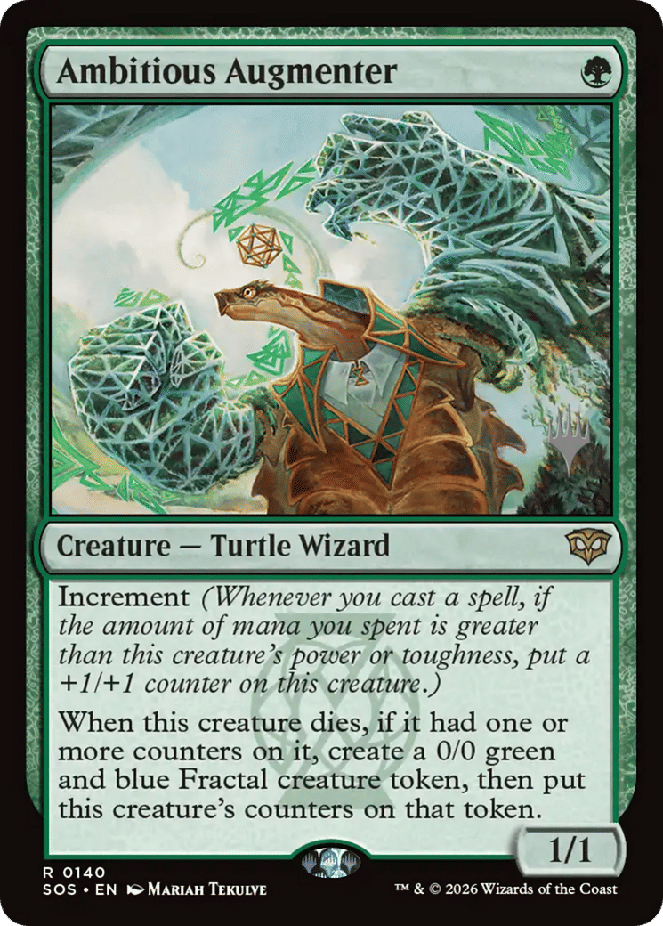 Ambitious Augmenter — Secrets of Strixhaven Promos — Magic: The Gathering