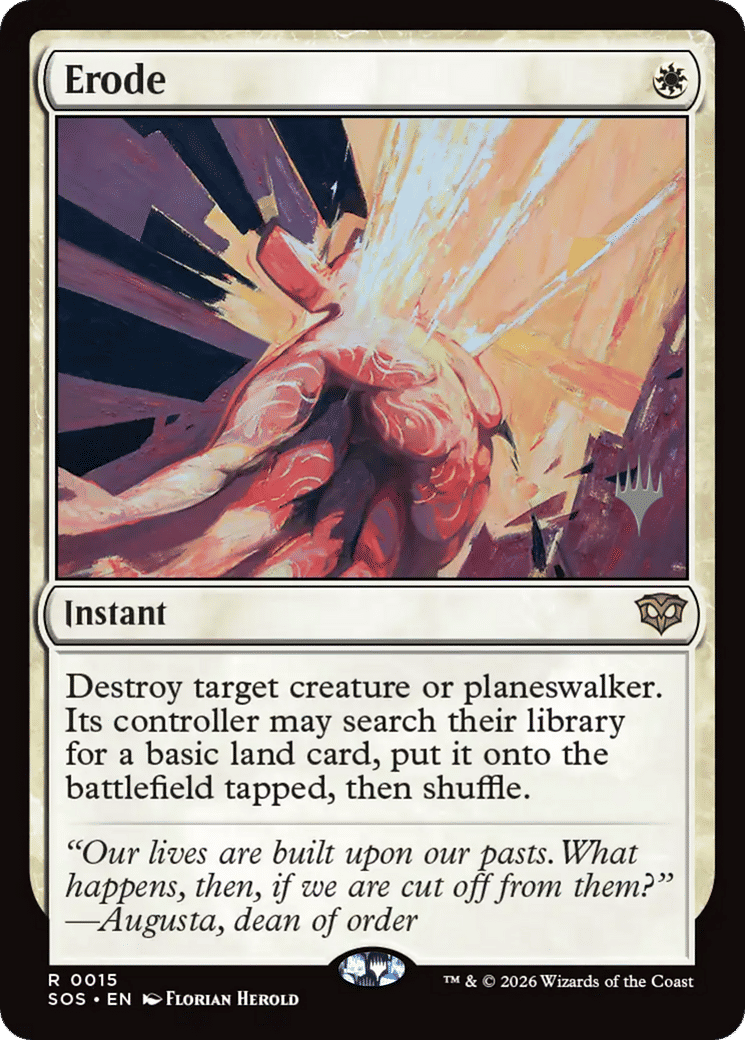 Erode — Secrets of Strixhaven Promos — Magic: The Gathering
